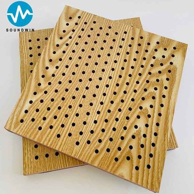 12 15 18 mm di spessore pannello acustico Mdf peforato per auditorium