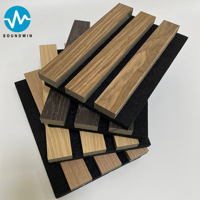 Akupanel Acoustico Pannello di ardesia Legno Moderno Interni a prova di suono Decorazione muraria Acustica Pannelli murari
