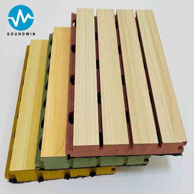 In legno Mdf sonorizzante a scanalatura isolante per pareti per banchetti