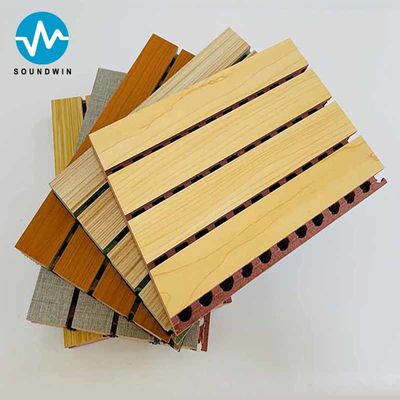 Pannelli Mdf in legno assorbenti del suono per sale riunioni