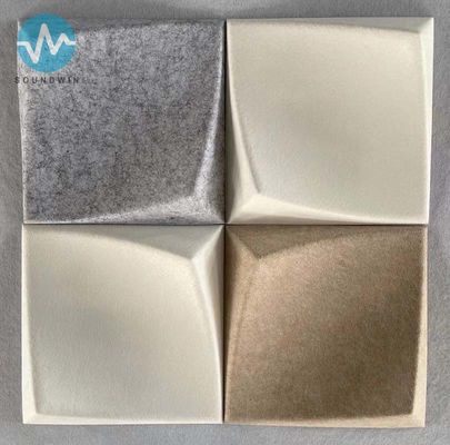 Pannello acustico in fibra di poliestere 3D per rivestimento di pareti di ufficio