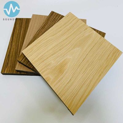 Performance acustica eccellente micro fori pannello acustico pannello in fibra ridurre il tempo di riverbero per ufficio