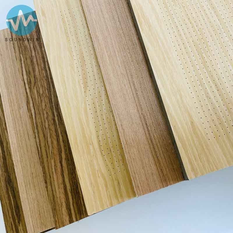Performance acustica eccellente micro fori pannello acustico pannello in fibra ridurre il tempo di riverbero per ufficio